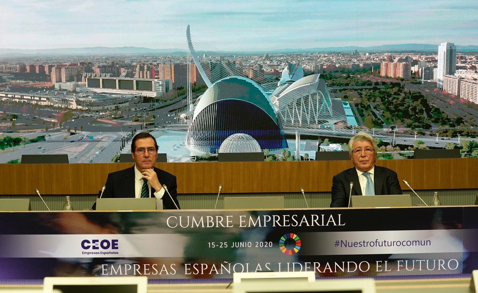 ENRIQUE CEREZO PARTICIPA EN LA CUMBRE EMPRESARIAL DE LA CEOE: EMPRESAS ESPAÑOLAS LIDERANDO EL FUTURO.