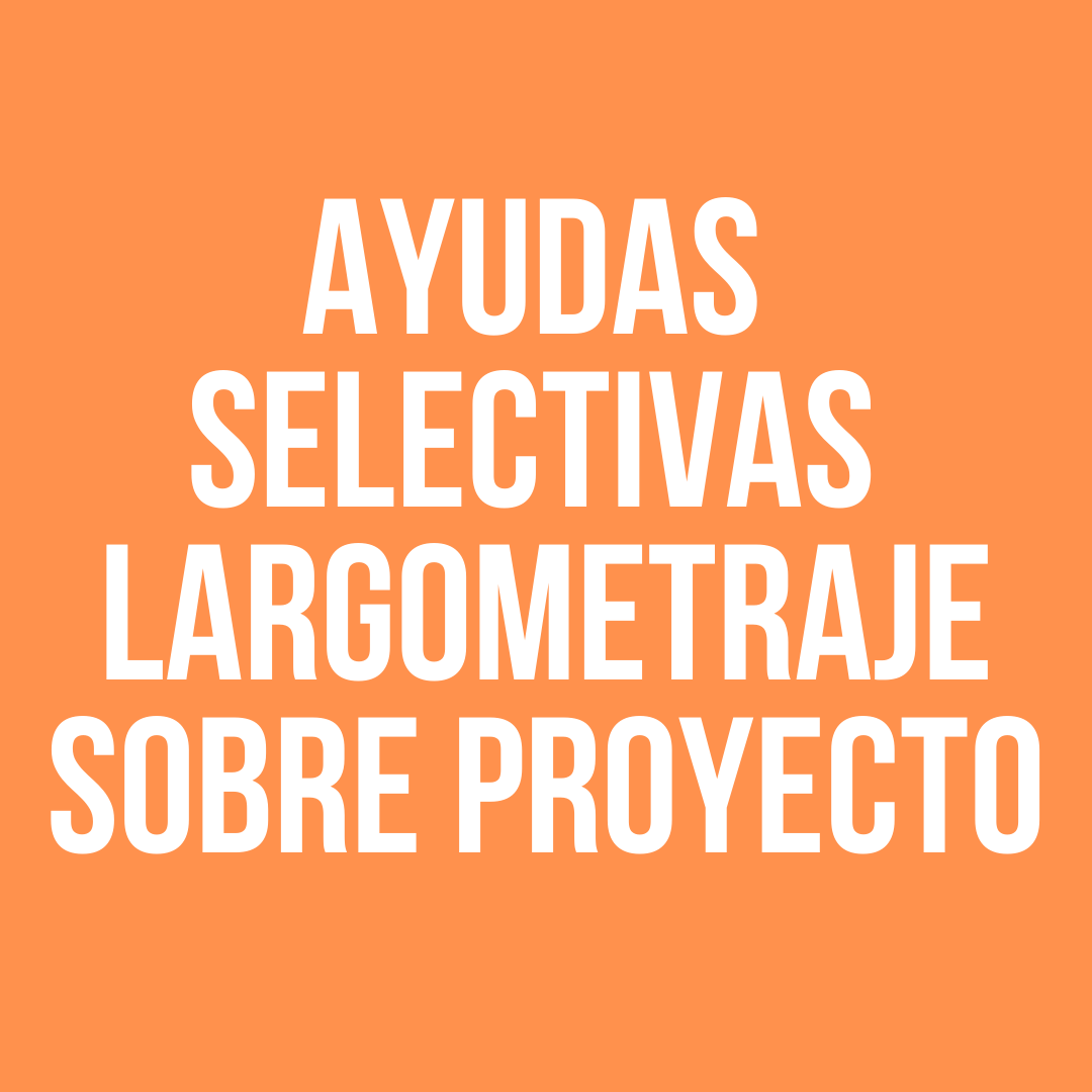 <b>ABIERTA LA CONVOCATORIA DE AYUDAS SELECTIVAS A LA PRODUCCIÓN DE LARGOMETRAJES SOBRE PROYECTO, QUE ASCENDERÁN A 12 MILLONES DE EUROS</b>