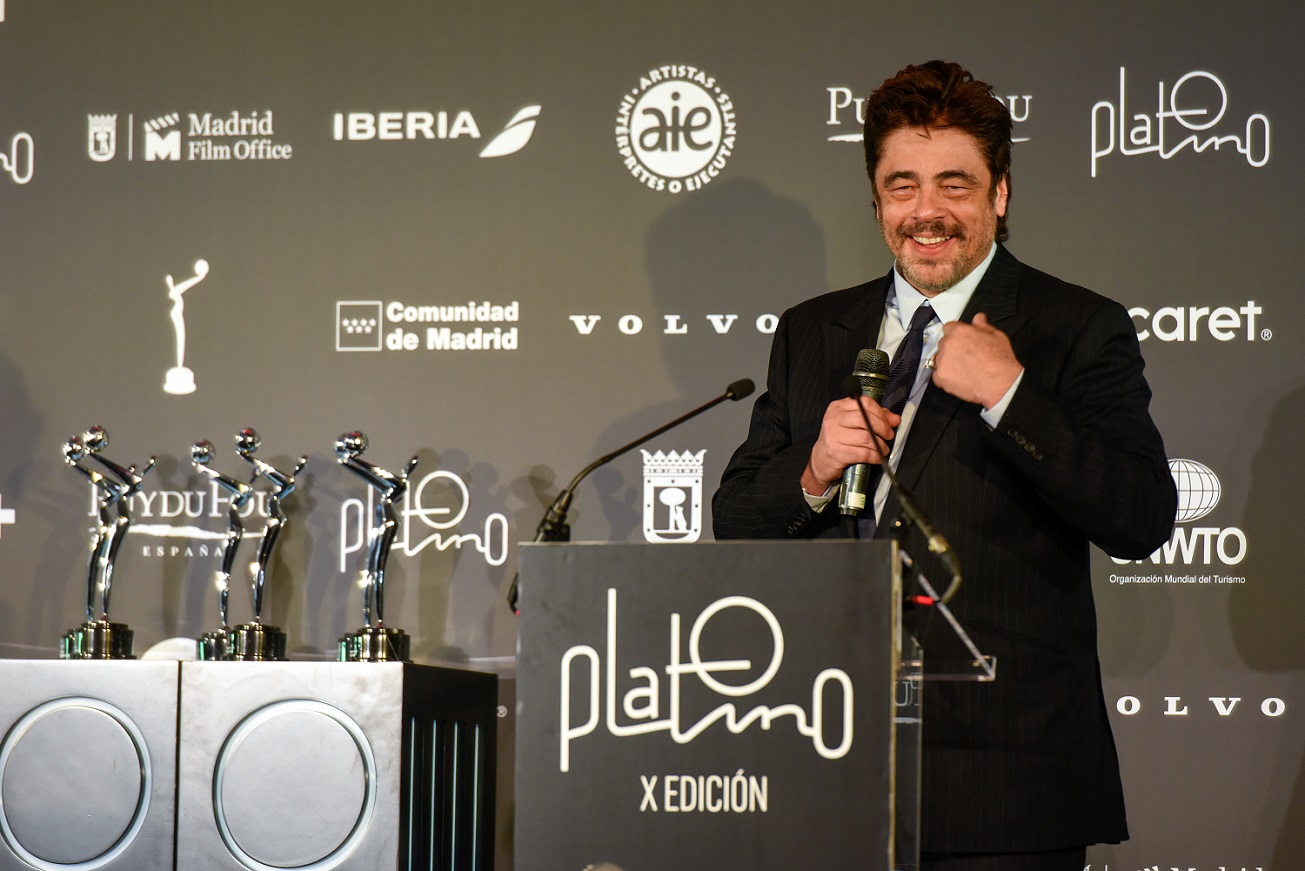 BENICIO DEL TORO, PREMIO PLATINO DE HONOR: 