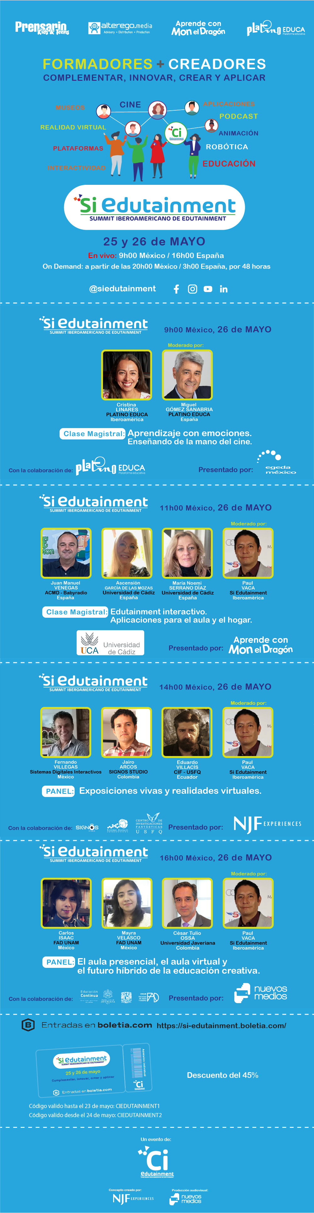 Cumbre Si Edutainment para Formadores y Creadores de Iberoamérica