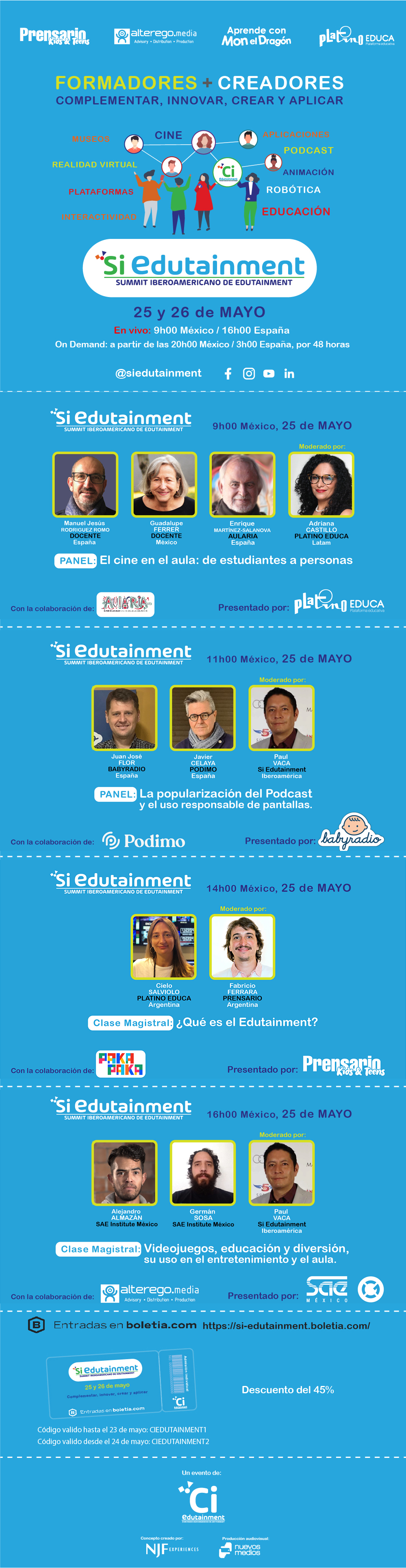 Cumbre Si Edutainment para Formadores y Creadores de Iberoamérica