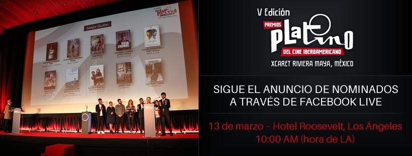 El 13 de marzo sigue el anuncio de nominados a través de nuestro perfil de Facebook