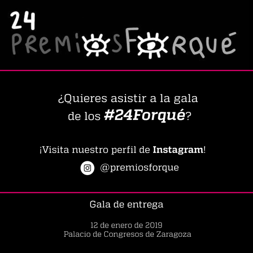 Gana una entrada doble para la gala de los 24 Premios Forqué