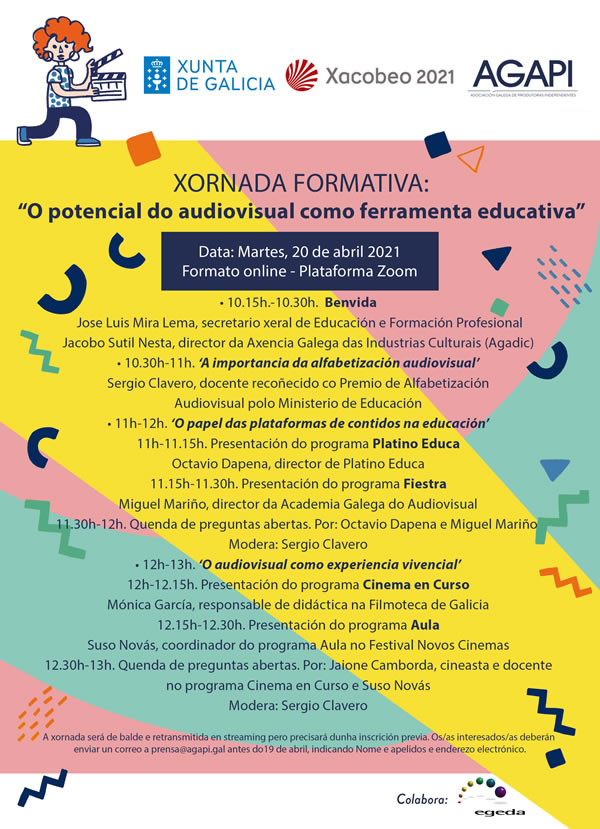 <b>PLATINO EDUCA FORMA PARTE DE LA JORNADA FORMATIVA O POTENCIAL DO AUDIOVISUAL COMO FERRAMENTA EDUCATIVA</b>