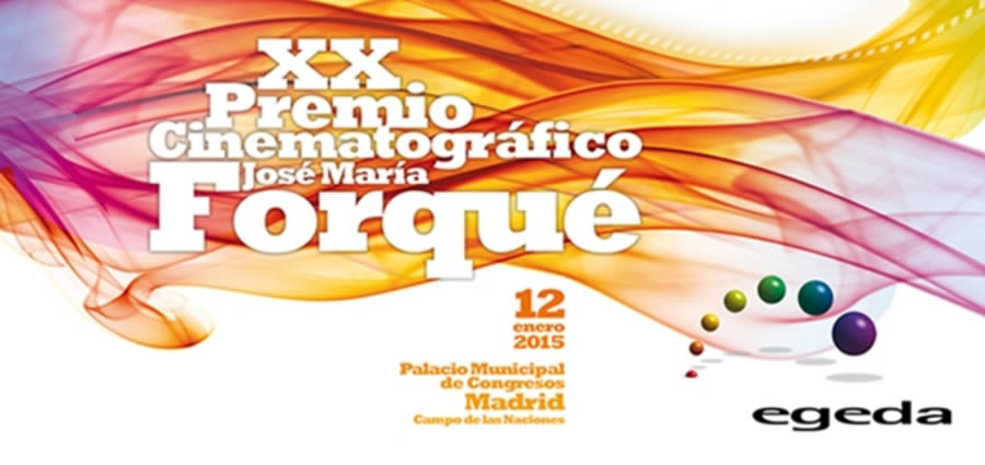 Esta noche tendrá lugar la XX Edición del Premio Cinematográfico José María Forqué