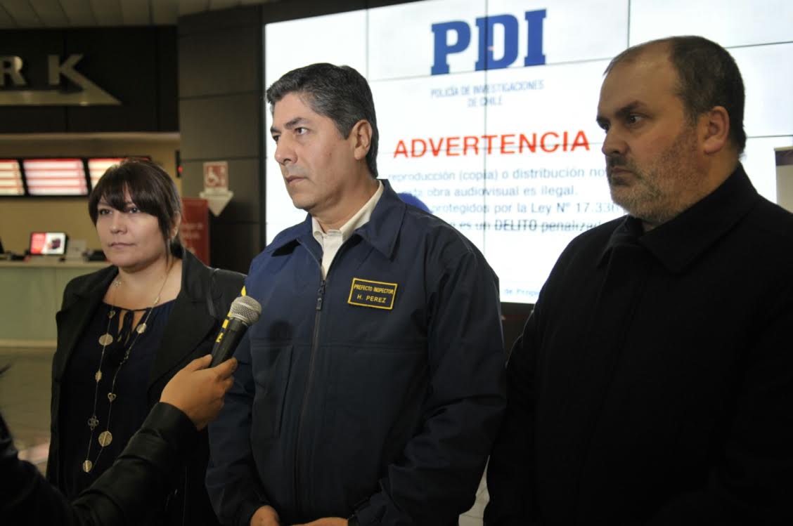 EGEDA CHILE Y MPLC firman un convenio con la policía de investigaciones de Chile (PDI).